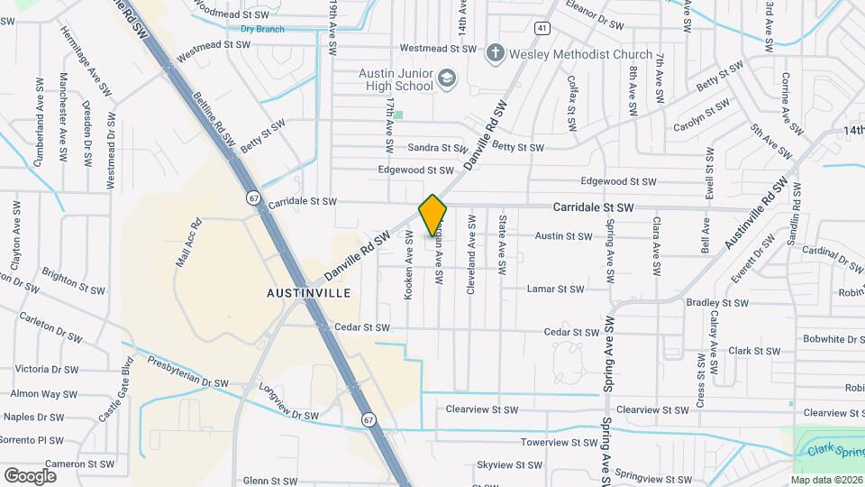 2019 Morgan Ave SW Map and Location Details