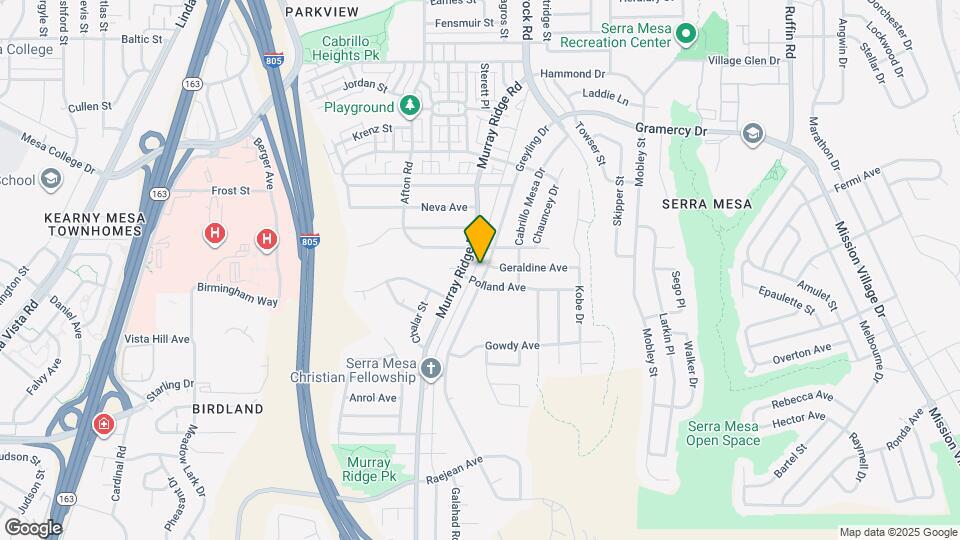 2914 Greyling Dr Map and Location Details