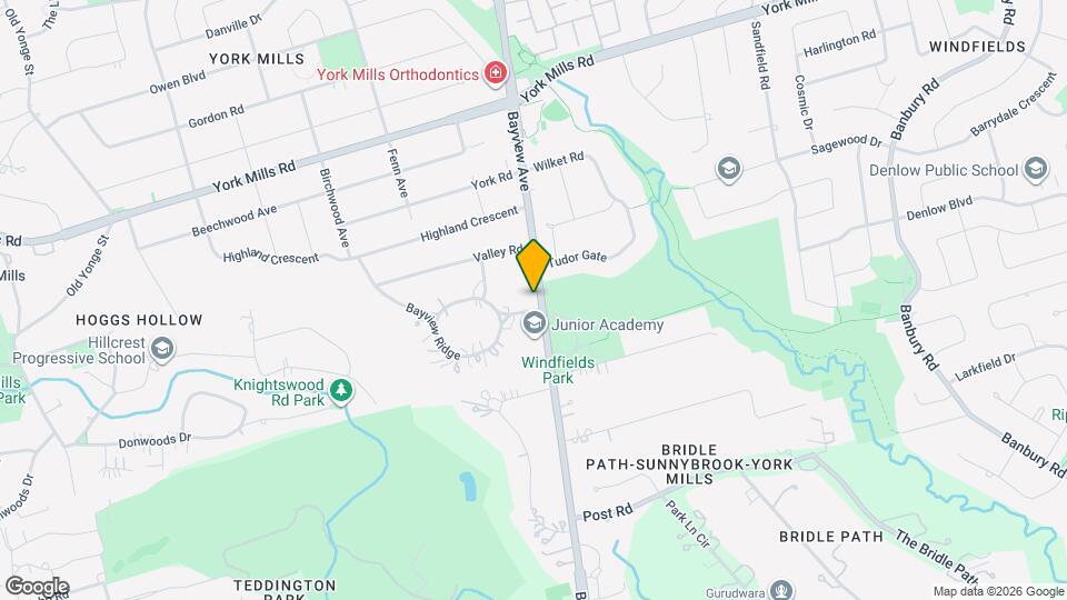 2464 Bayview Avenue Map and Location Details