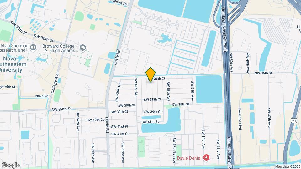 3701 SW 59th Terrace Map and Location Details