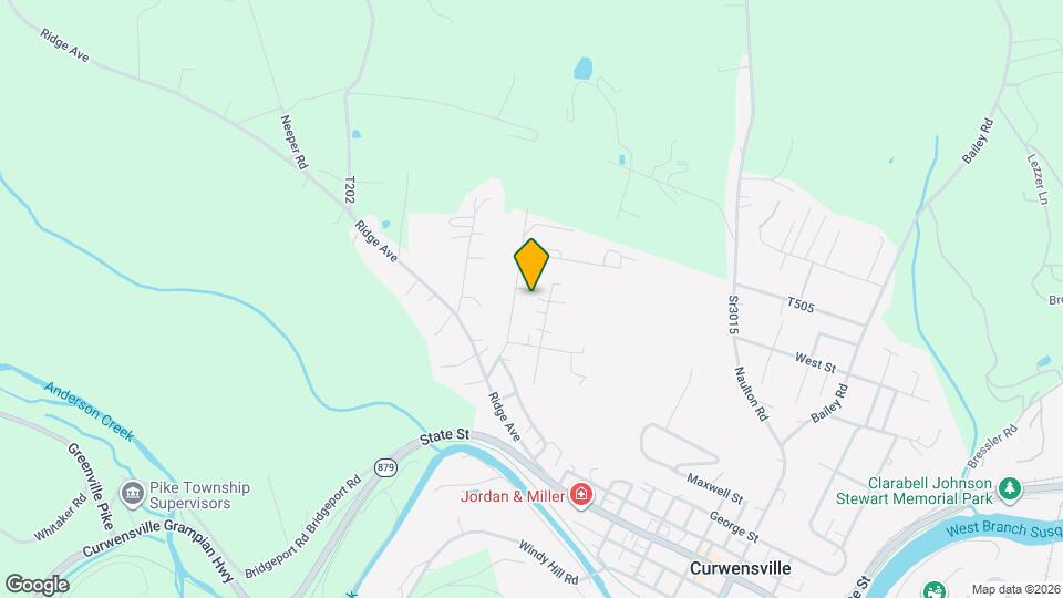 Curwensville Commons Apartment Map and Location Details