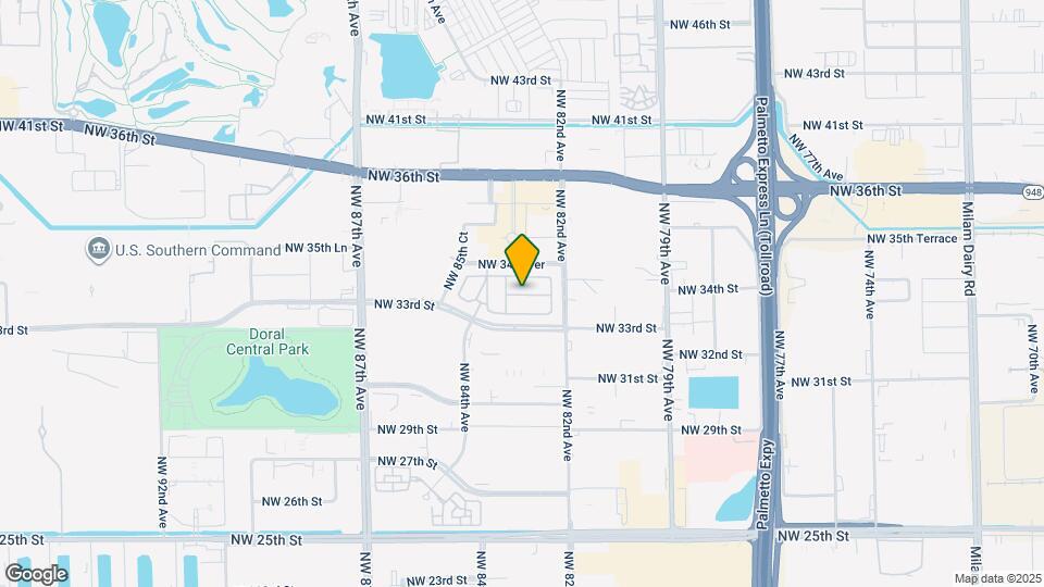 8271 NW 34th St Map and Location Details