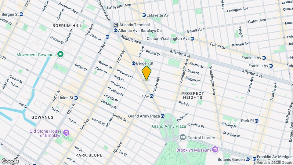 303 Flatbush Ave, Unit 2A Mapa y Detalles de la Ubicación