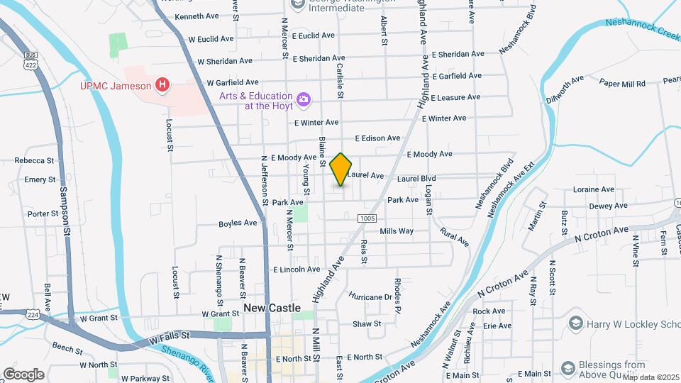 705 Carlisle St Mapa y Detalles de la Ubicación