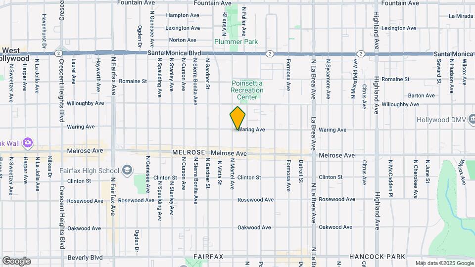 744 N Martel Ave Map and Location Details