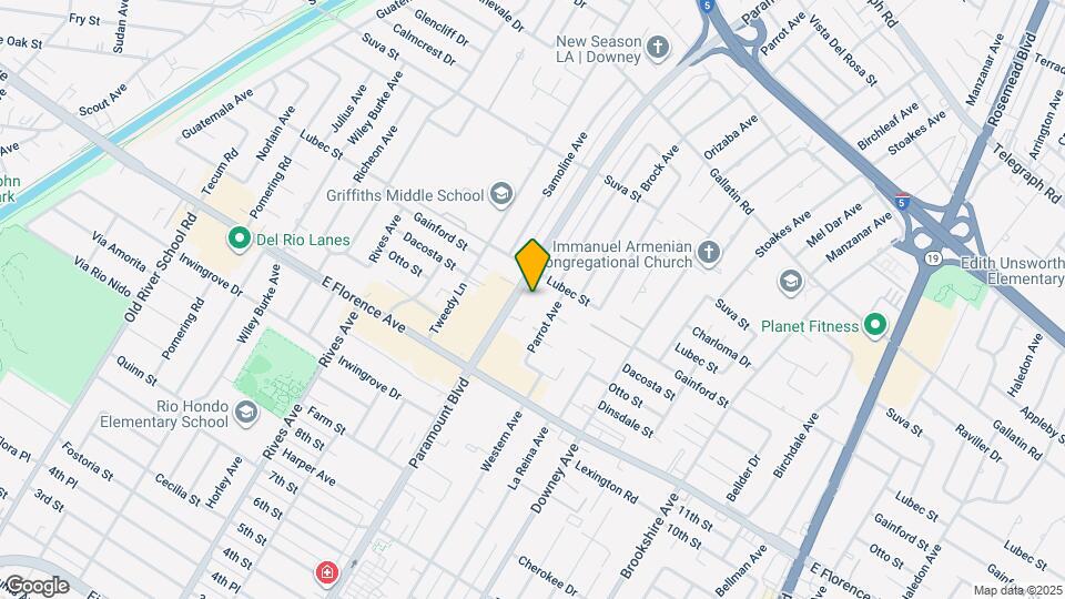 9824 Paramount Blvd Map and Location Details