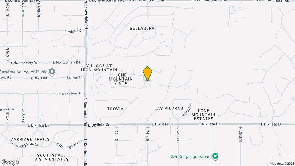 7616 E Mary Sharon Dr, Unit 2 Map and Location Details