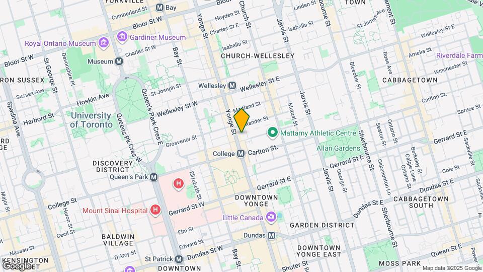 475 Yonge St Map and Location Details