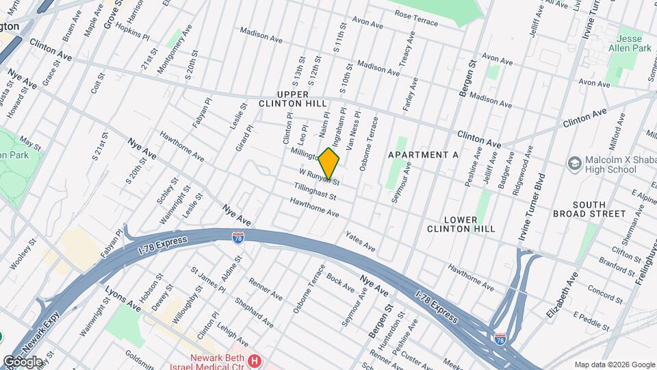 272 W Runyon St Map and Location Details