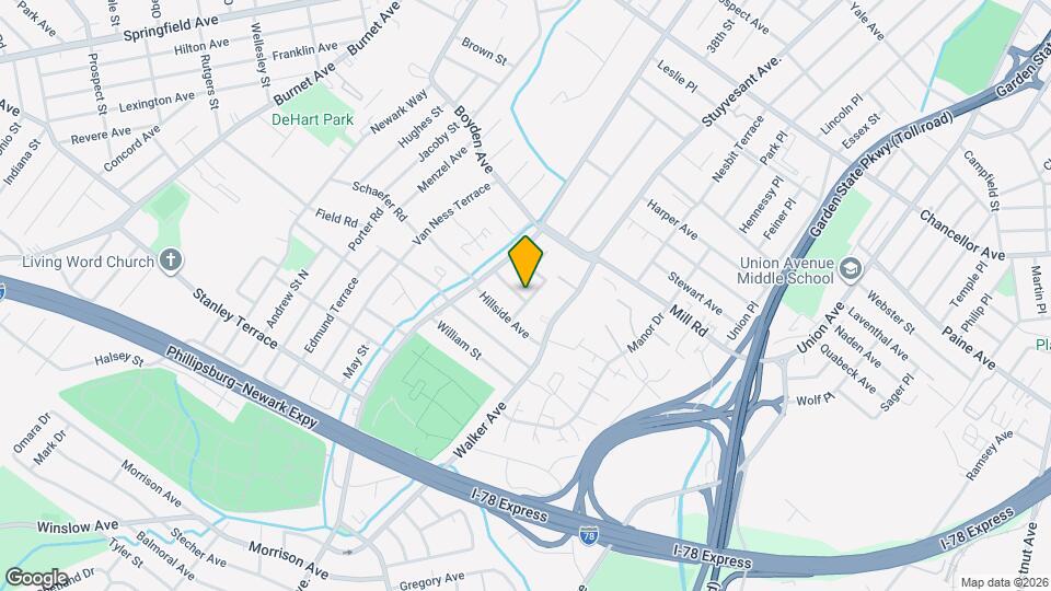 191 Hollywood Ave, Unit 2 Map and Location Details