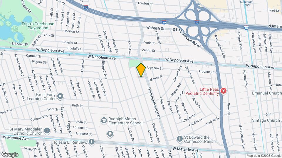 1801 Carnation Ave Map and Location Details