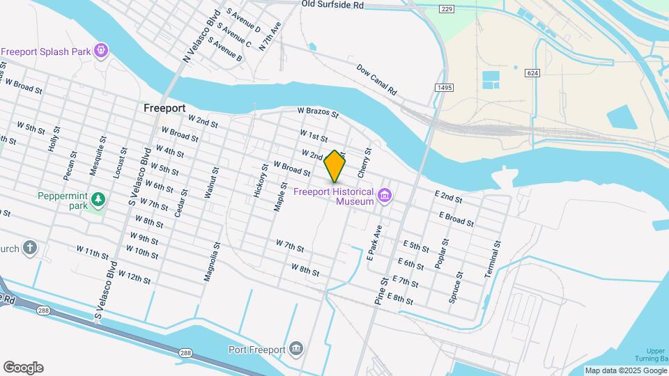 231 W Broad St Map and Location Details