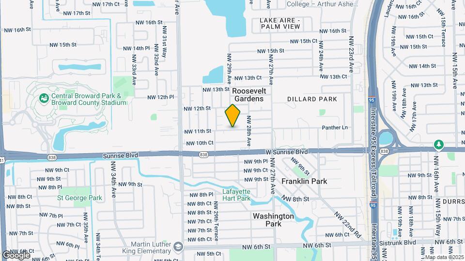 2862 NW 11th St Map and Location Details