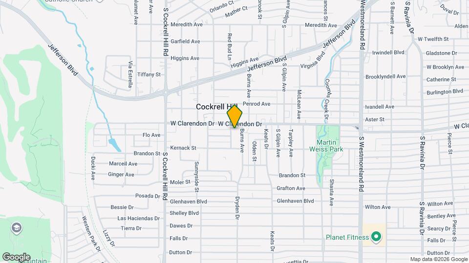 1112 Dumane St Map and Location Details