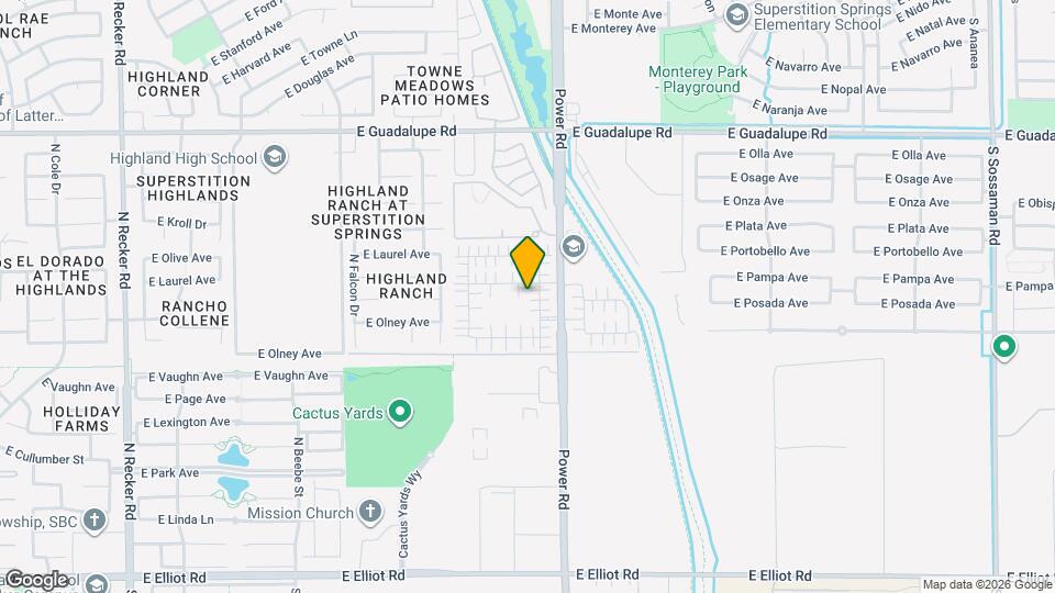 496 N Ranger Trail Map and Location Details