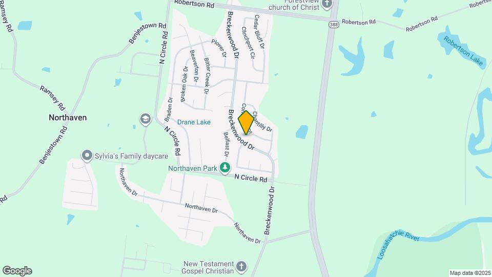 5104 Breckenwood Dr Map and Location Details