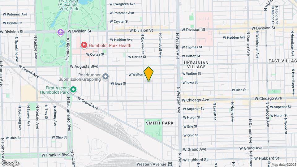 2543 W Iowa St, Unit 1 Map and Location Details