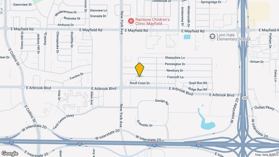 2002 Foxcroft Ln Mapa y Detalles de la Ubicación