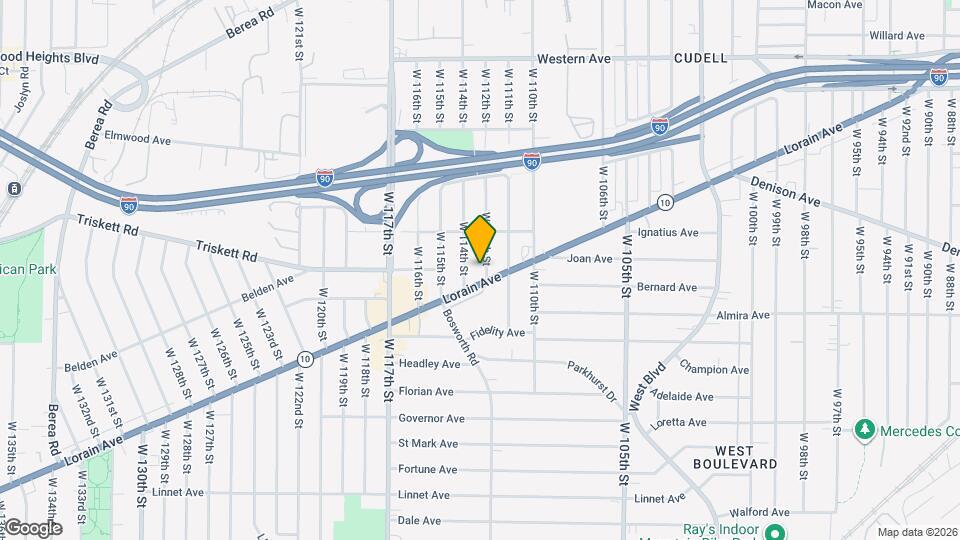 3258 W 112th St Map and Location Details