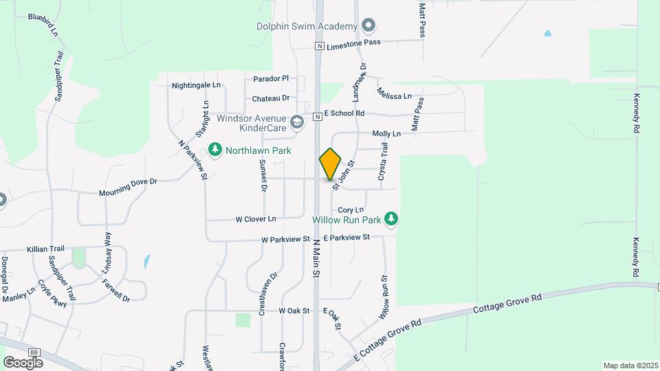 102 E Northlawn Dr Map and Location Details