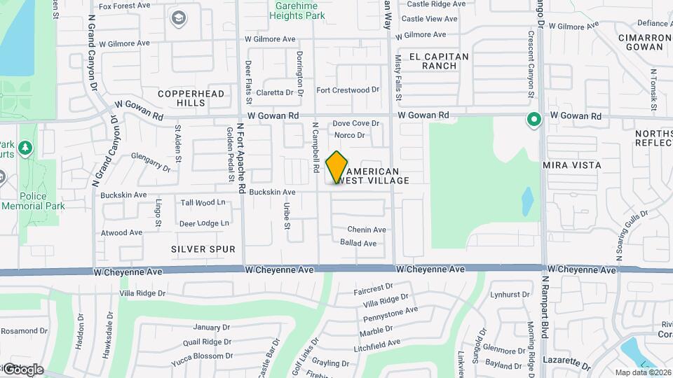 8947 Green Jade Dr Map and Location Details