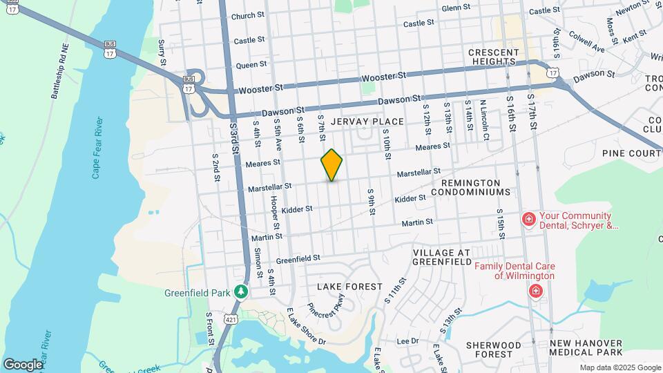 1205 S 7th St Map and Location Details