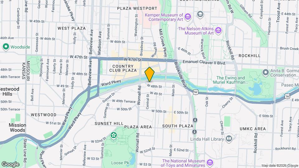 235 Ward Pkwy Map and Location Details