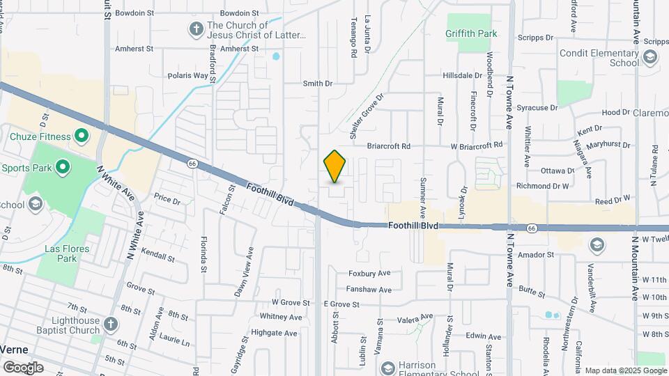 3642 N Garey Ave Map and Location Details