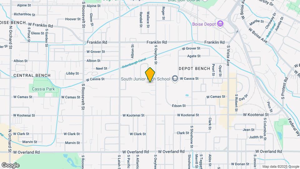 805 S Owyhee St Map and Location Details