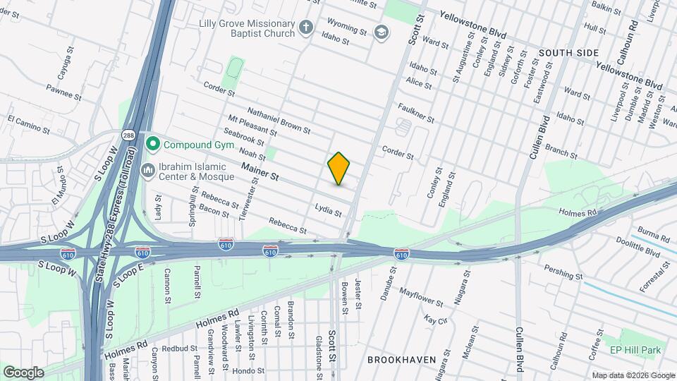 3828 Noah St Map and Location Details