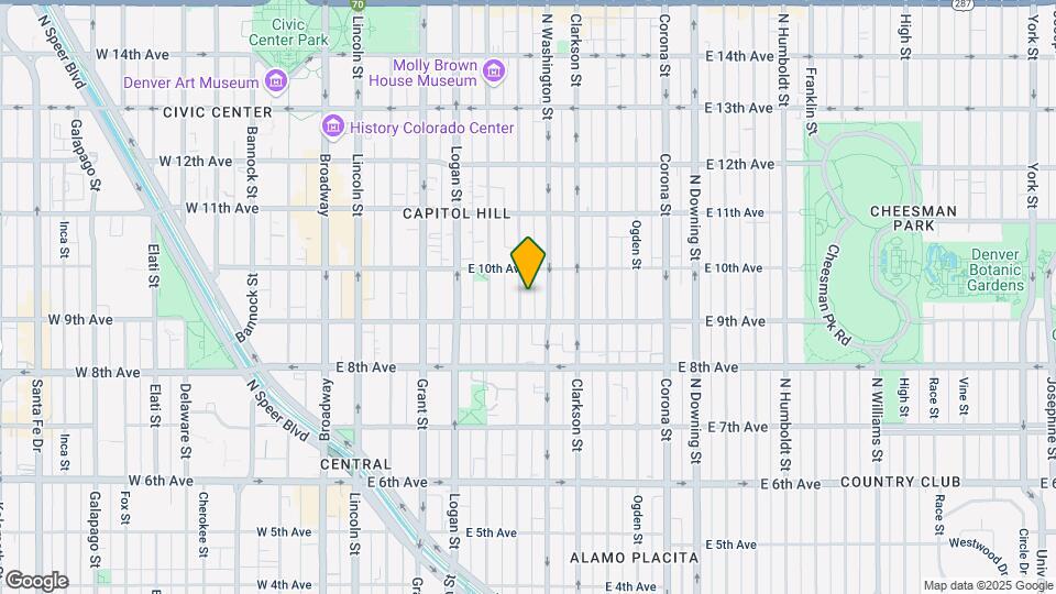 936 Pearl St Map and Location Details