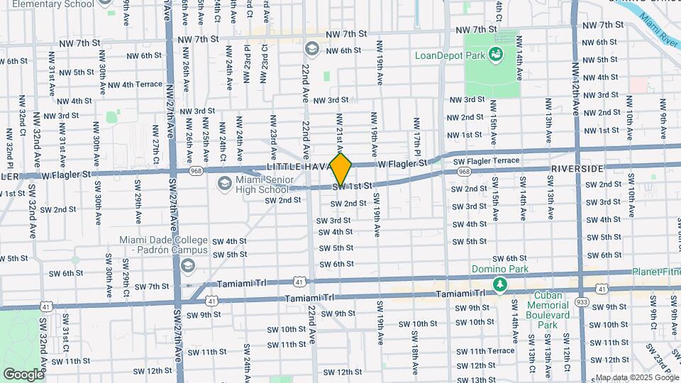 2052 SW 1st St Map and Location Details