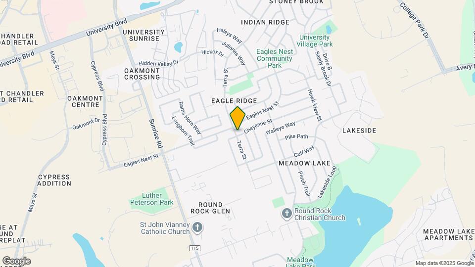 3600 Cheyenne St Map and Location Details