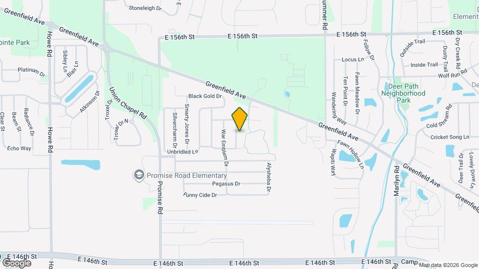 15154 Winning Colors Dr Mapa y Detalles de la Ubicación