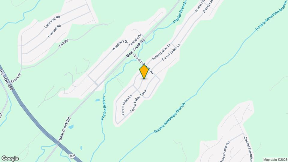 2148 Forest Lakes Ln Map and Location Details