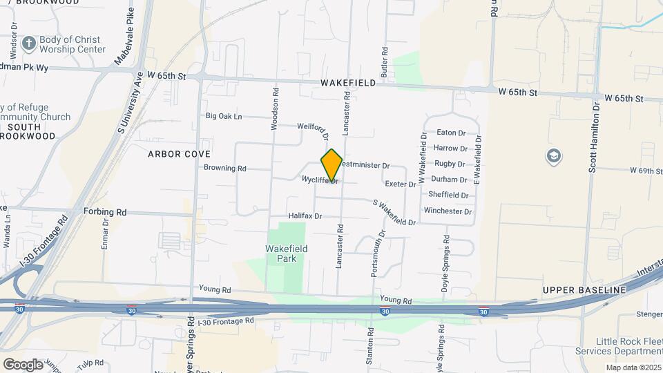 5205 Wycliffe Dr Map and Location Details