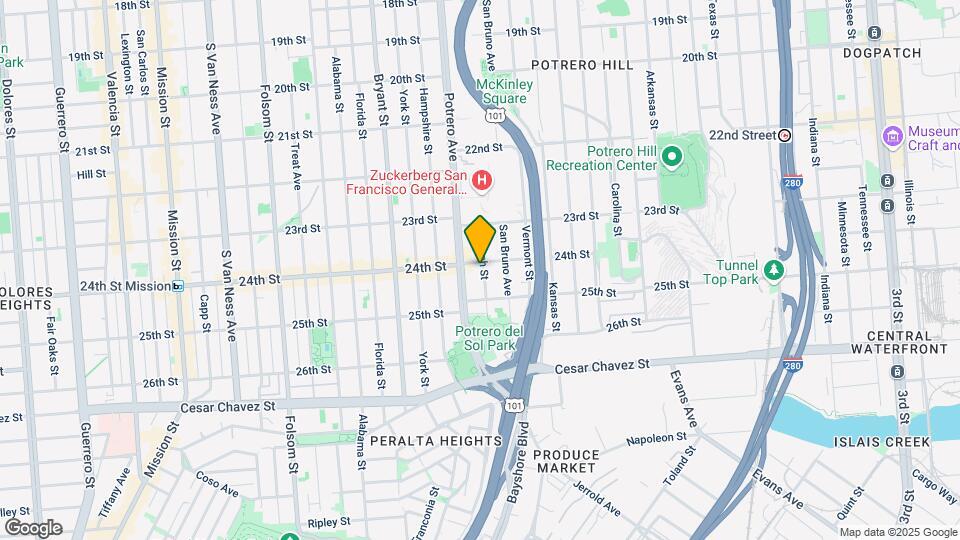 2601-2611 24th St Map and Location Details