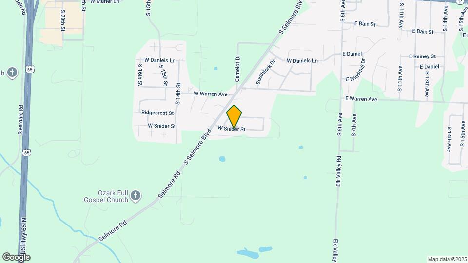 1000 W Snider St Map and Location Details