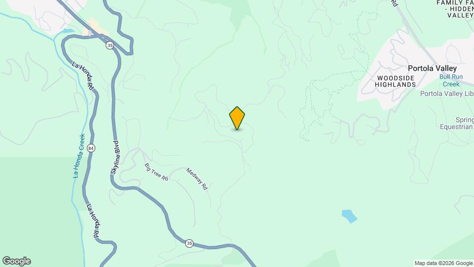 683 Old La Honda Rd Map and Location Details