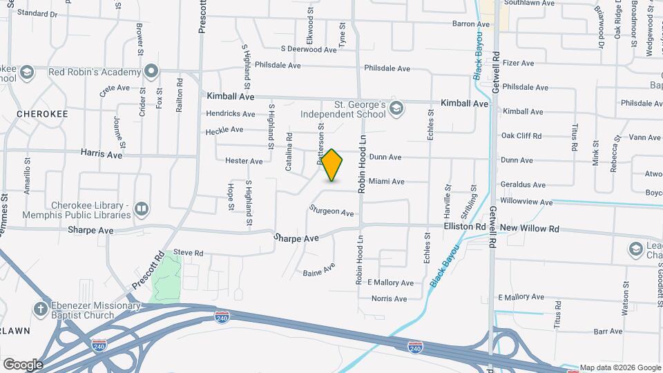 3634 McDuff Ave Map and Location Details