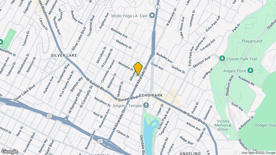 1337 N Alvarado St Map and Location Details