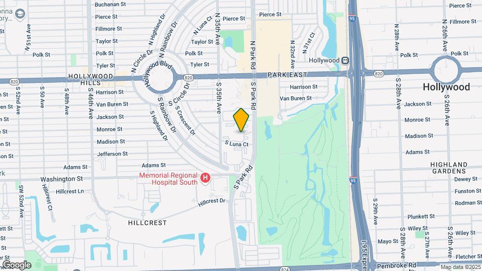 Hollywood Parc Mapa y Detalles de la Ubicación