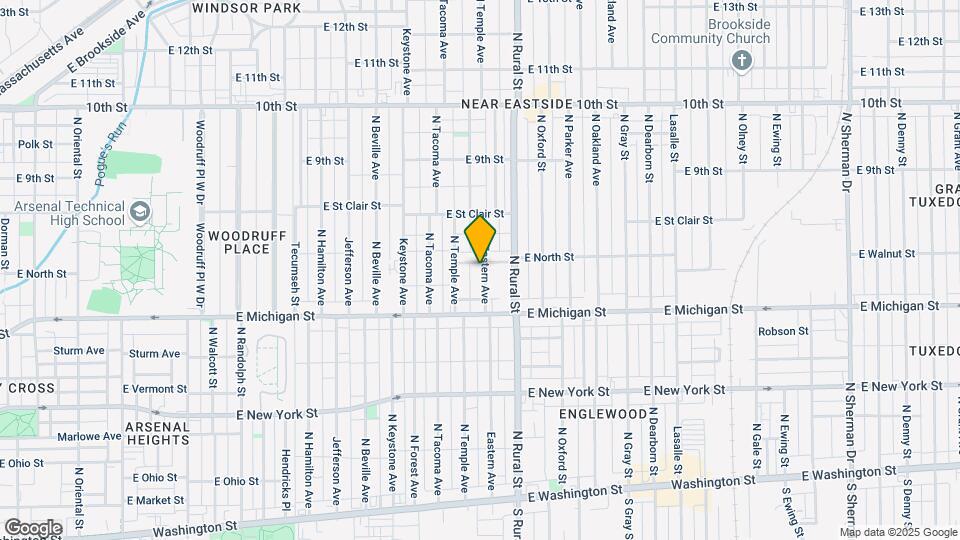 554 Eastern Ave Map and Location Details