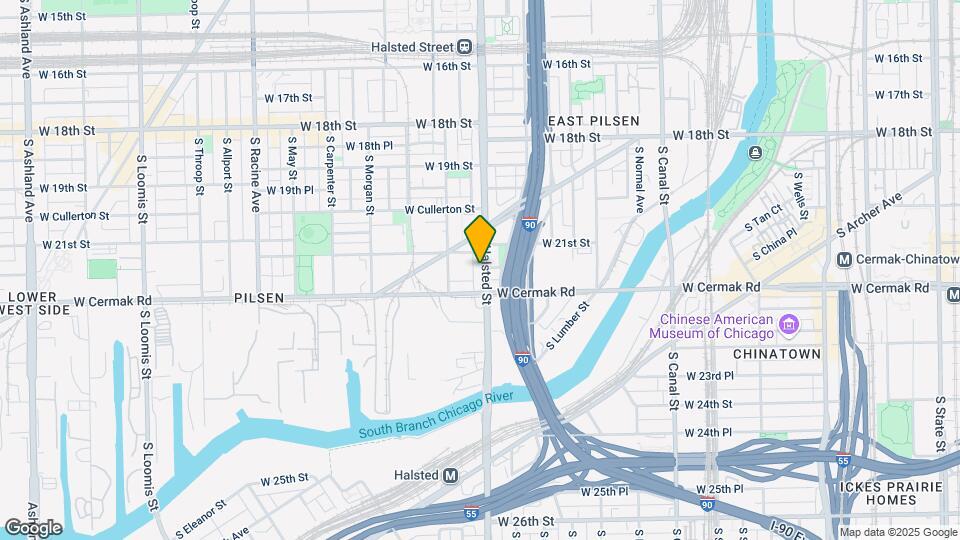 2124 S Halsted Map and Location Details