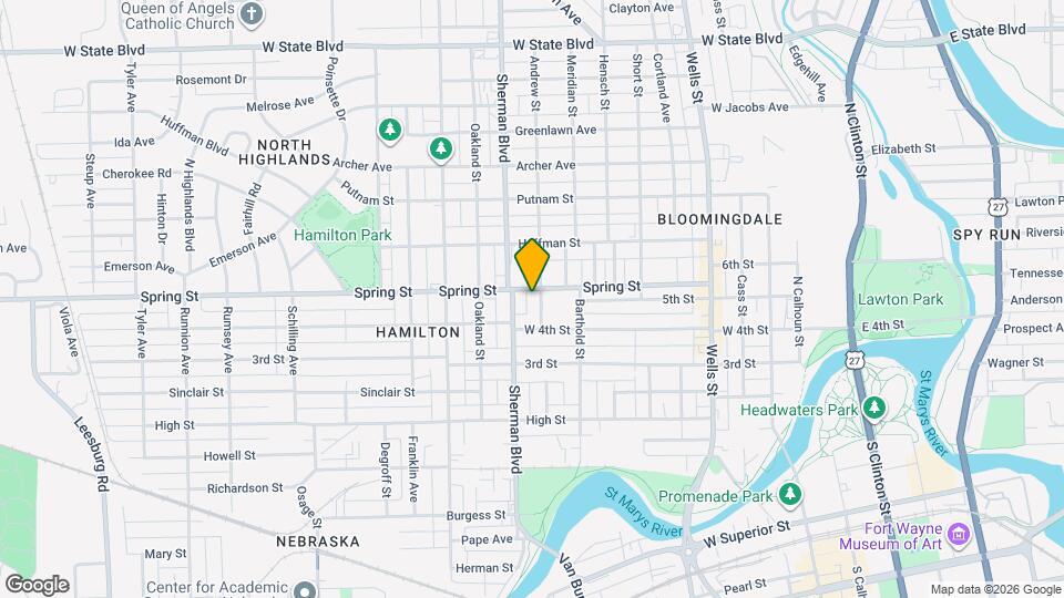 1535 Andrew St Map and Location Details