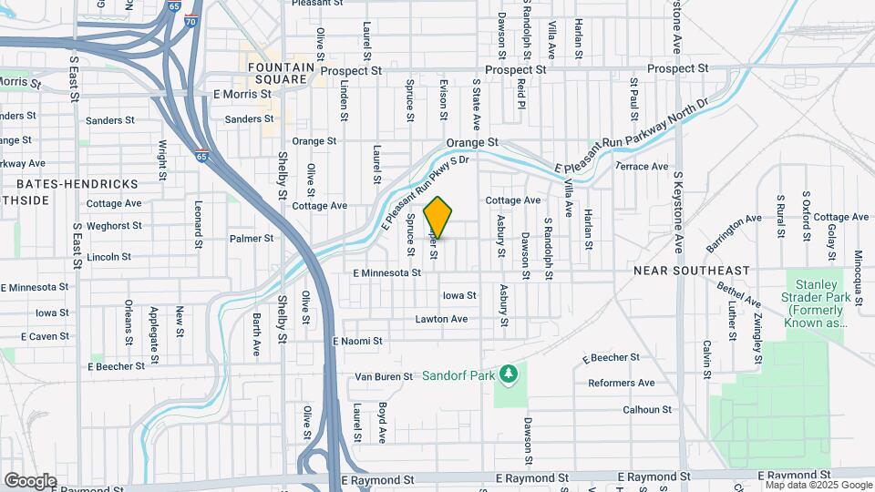 1607 Draper St Map and Location Details