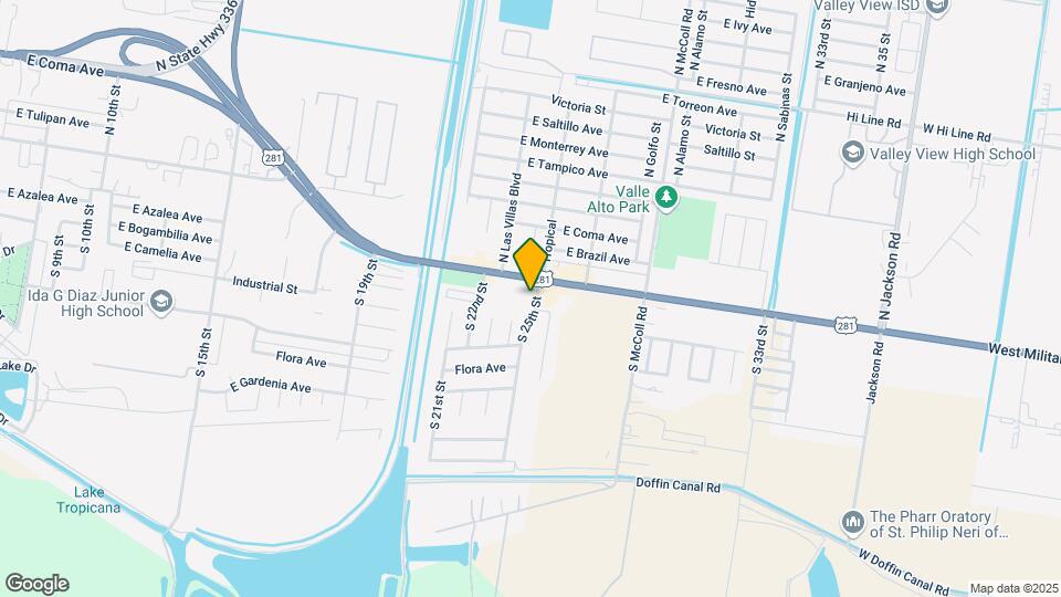 304 S 25th St Map and Location Details