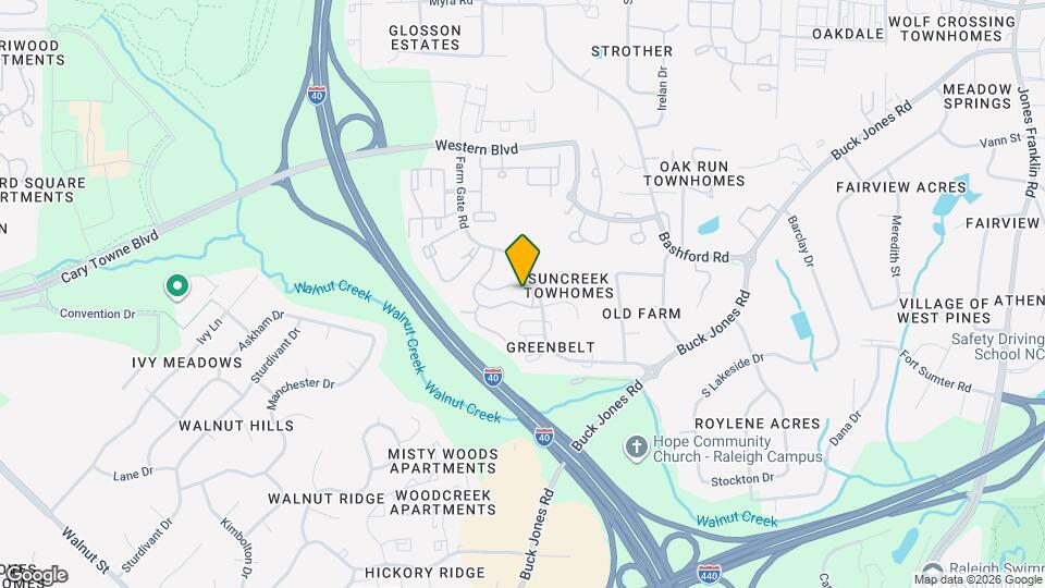 6001 Winterpointe Ln Map and Location Details