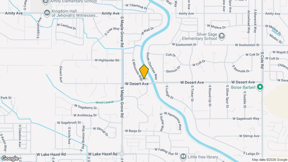 5396 S Missoula Way Map and Location Details