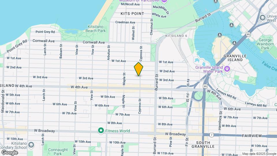 1899 Cypress St Map and Location Details
